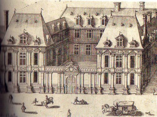 St antoine 21 hôtel de mayenne gravure ancienne