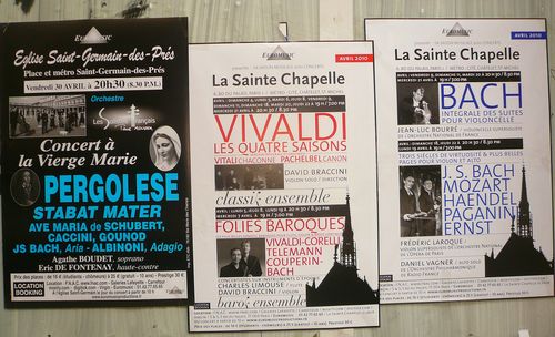 Affiches sauvages ste chapelle