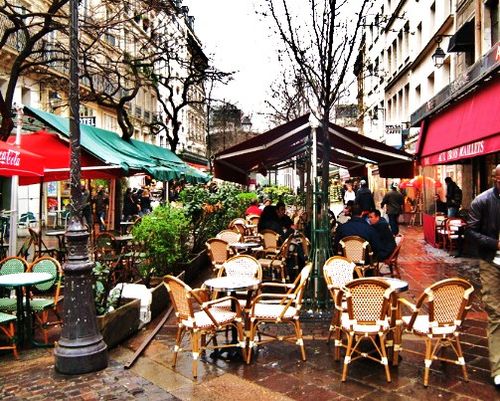 Terrasse sur rue