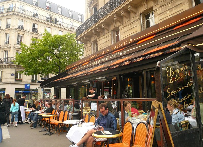 Arts & métiers brasserie terrasse