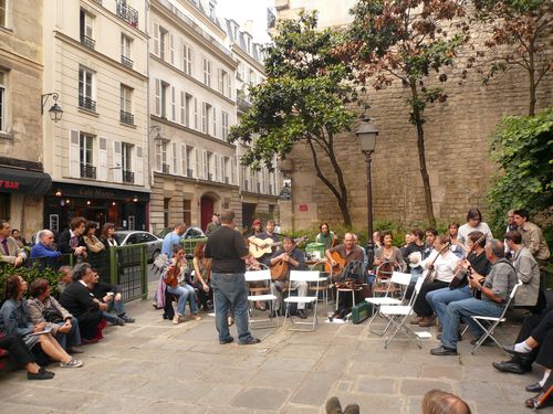 Fête musique 2011 jardin haudriettes