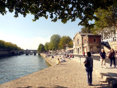 Berges seine rive droite aménagées 18 09 12