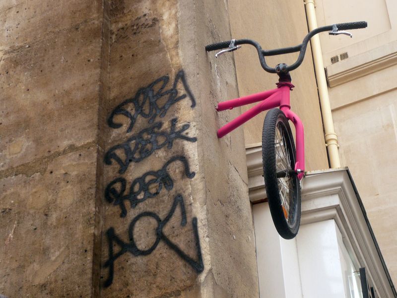 Francs-bourgeois bicyclette scellée tags jpg