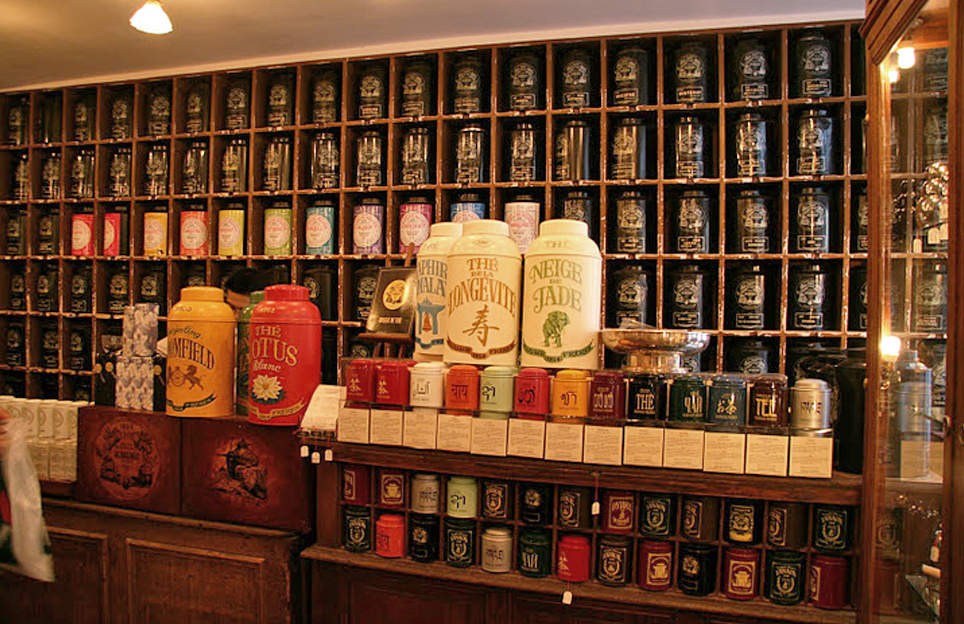 Mariage Freres tea shop on Rue du Bourg Tibourg in Le Marais in Paris Stock  Photo - Alamy