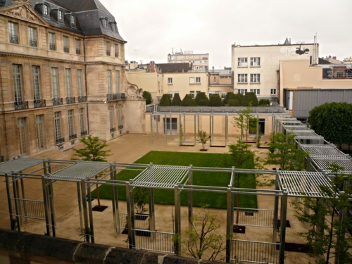 Musée picasso jardin pergola 28 05 14