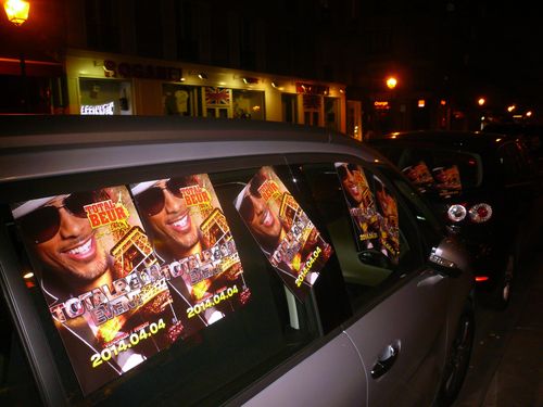 Flyers sur voiture 29 03 14