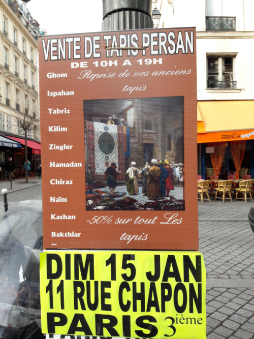 Affiches tapis persans 15 01 17