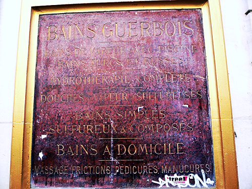 Bourg l'abbé bains douche plaque 20 06 12