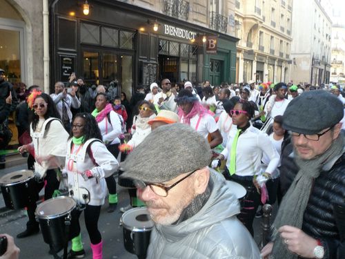 Ste croix défilé musique africaine 06 03 16