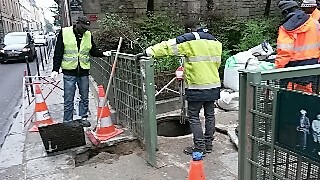 Caméra temple haudriettes travaux souterrain 05 06 16