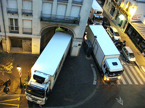 St paul rue camions livraisons