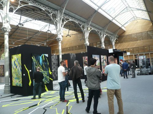 Carreau du temple intérieur urban art fair 21 04 16