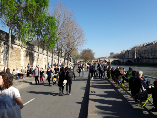 Berges rive d pont marie 25 03 17