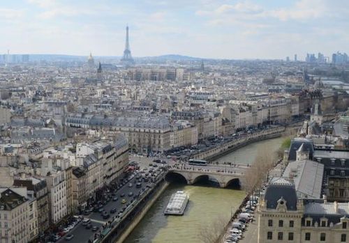 Paris vue générale seine