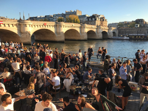 Berges fréquentées pont neuf 22 02 18