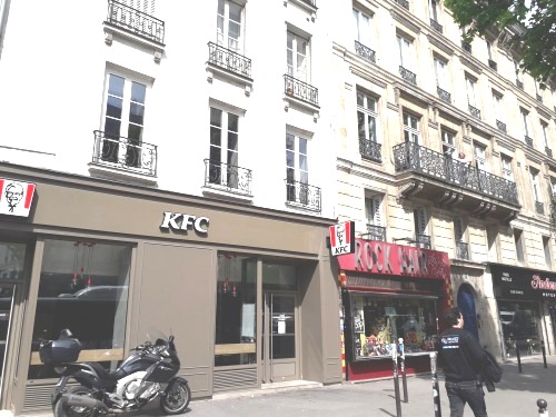 Beaumarchais 5 KFC façade 18 06 19