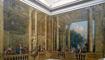 Carnavalet escalier peinture murale brunetti paolo antonio bis