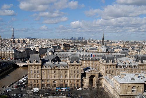 Préfecture de police vue aérienne