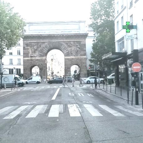 Porte st martin carré