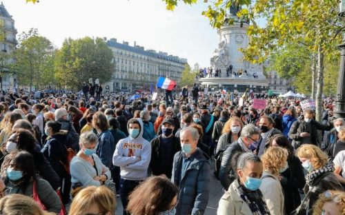 République manif samuel paty 18 10 20