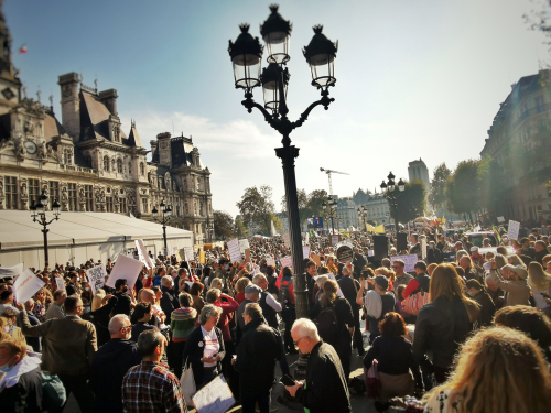 Saccage paris manif