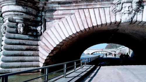 Ponts paris enfilade