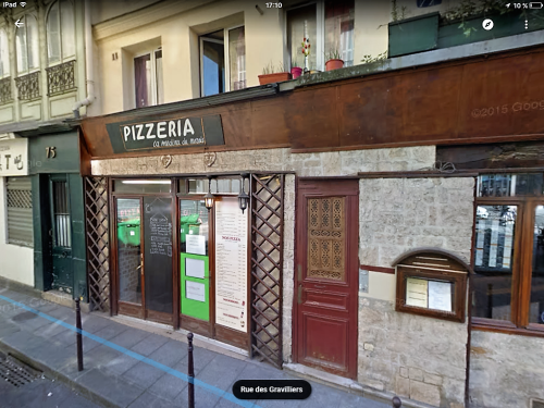 Restaurant-Pizzeria "La Médina"  77 rue des Gravilliers IIIe