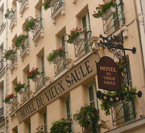 Hôtel "Vieux Saule" façade